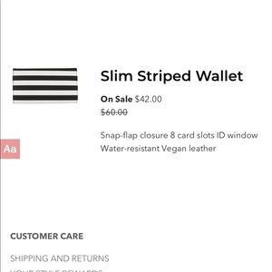 KUT from the Kloth striped wallet 👜